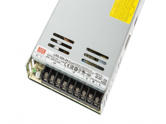 Voeding 24 Volt / 350W / 14,6A gelijkspanning Meanwell LRS-350-24